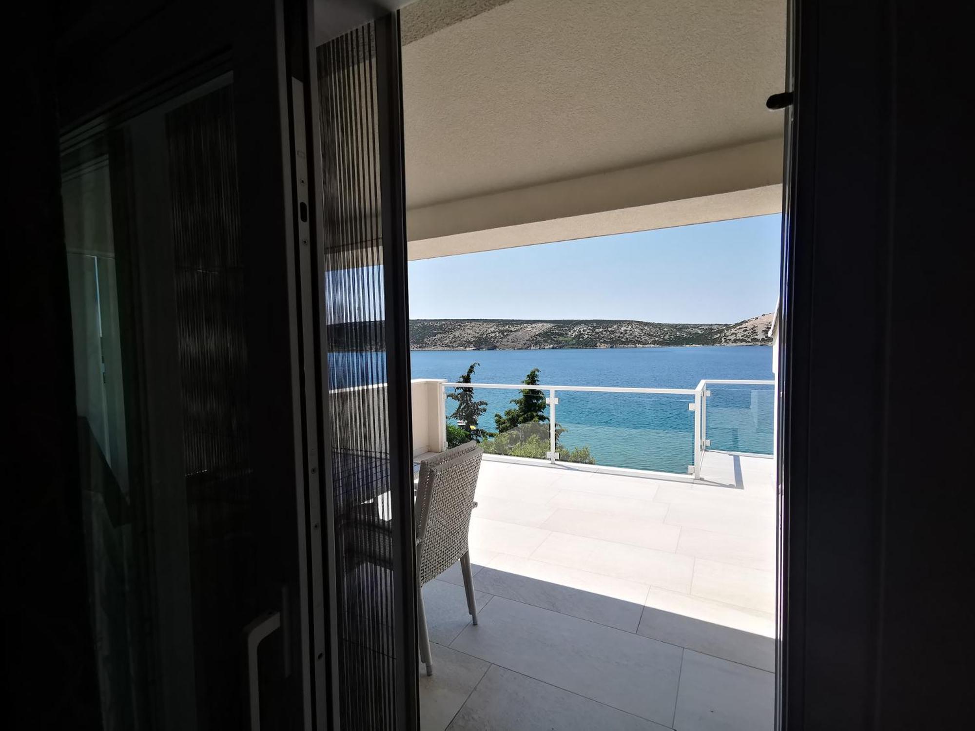 Beachfront Apartments - Villa Vita Stara Novalja Kamer foto